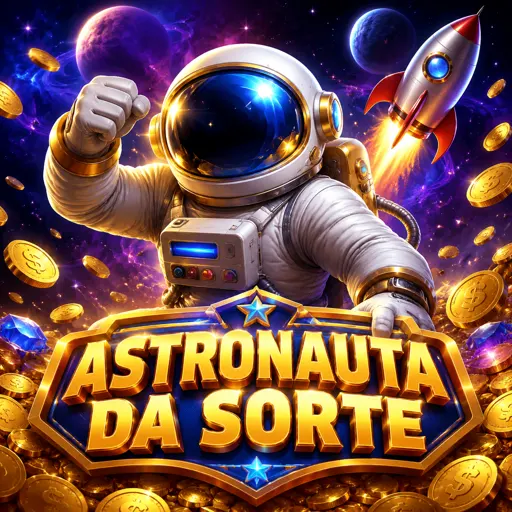 Card do jogo Spaceman com astronauta flutuando na tela